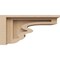 Ekena Millwork 4"W x 8"D x 4"H Wide Highland Rough Cedar Woodgrain TimberThane Corbel, Primed Tan CORUR04X08X04HLDRCPR - alternate 5